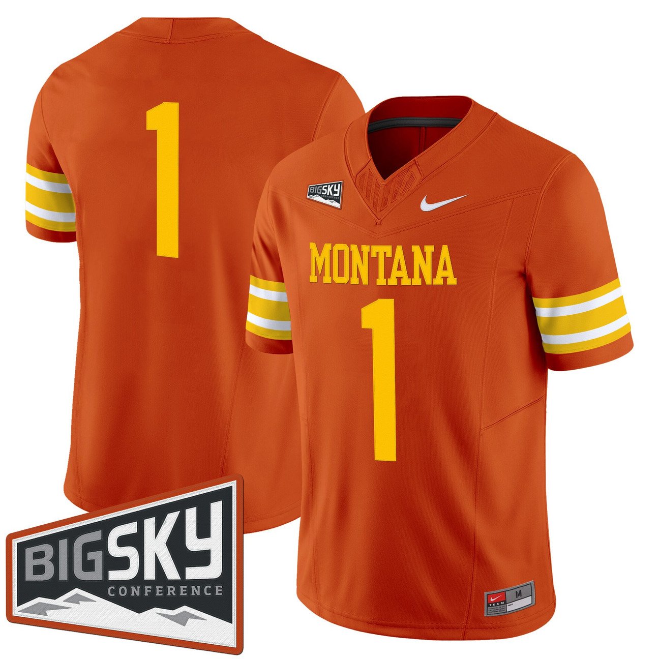 Team Jersey #1 Montana Grizzlies 1995 Throwback Vapor Limited Stitched