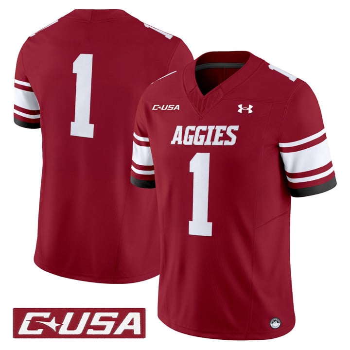Team Jersey #1 New Mexico State Aggies 2025 Vapor Limited Stitched