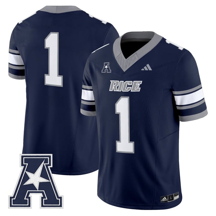Team Jersey #1 Rice Owls 2025 Vapor Limited Stitched