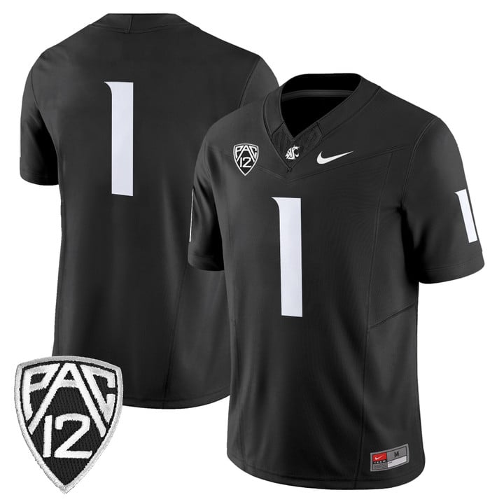 Team Jersey #1 Washington State Cougars 2025 Vapor Limited Stitched