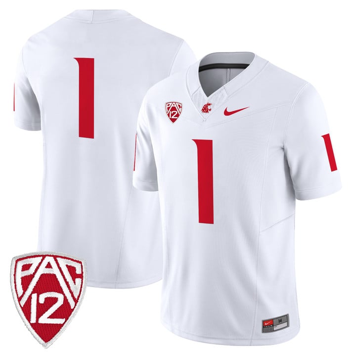 Team Jersey #1 Washington State Cougars 2025 Vapor Limited Stitched