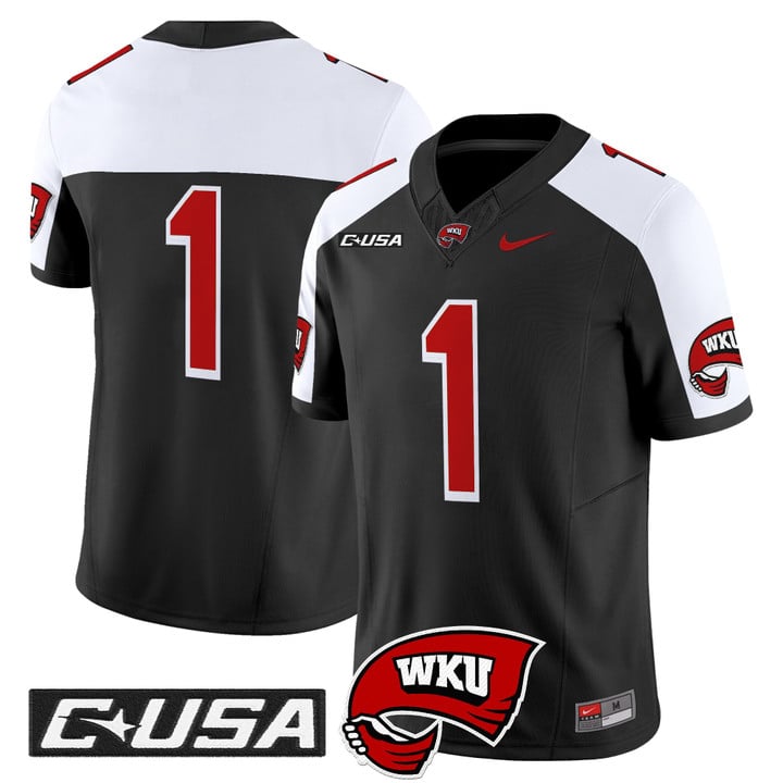 Team Jersey #1 Western Kentucky Hilltoppers 2025 Vapor Limited Stitched