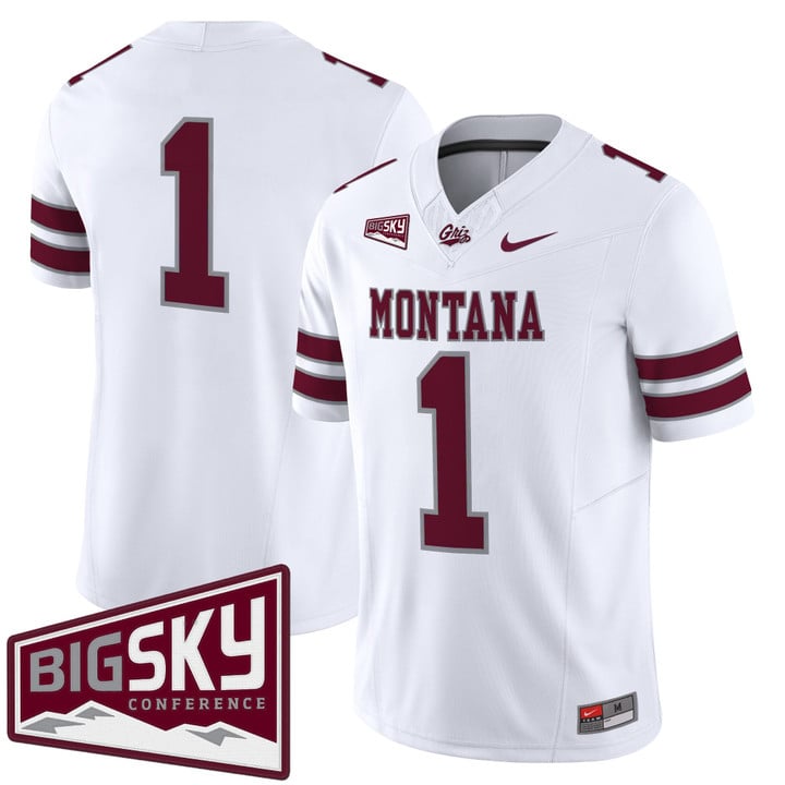 Team Jersey #1 Montana Grizzlies 2025 Vapor Limited Stitched Black Alter