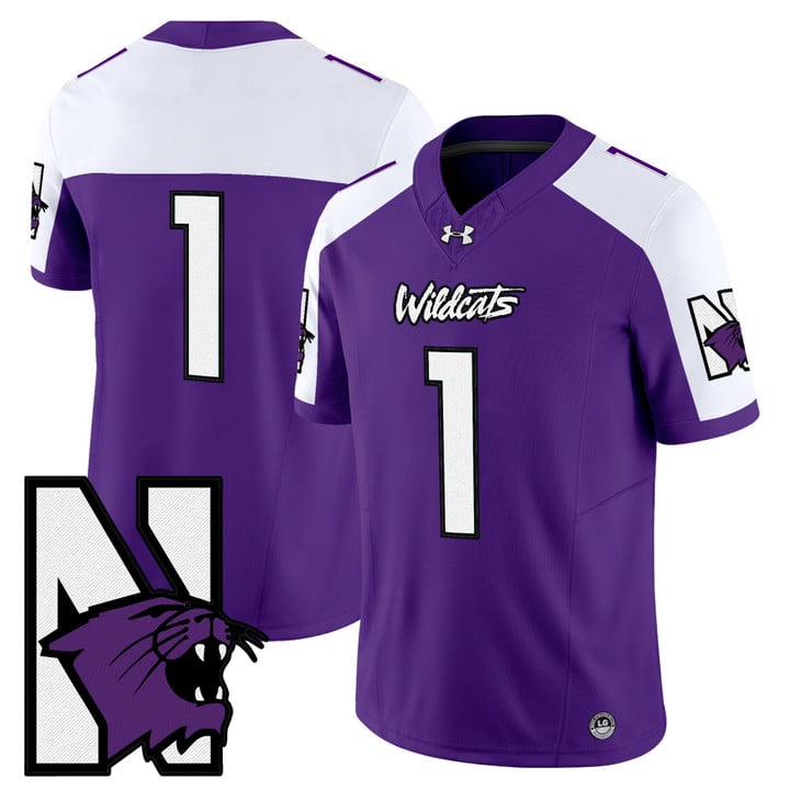 Team Jersey #1 Northwestern Wildcats Honoring 95 Vapor Limited Stitched