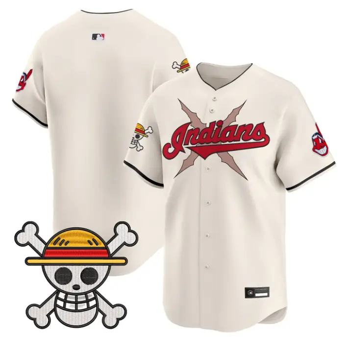 Team Jersey Blank Cleveland Indians One Piece Premier Stitched