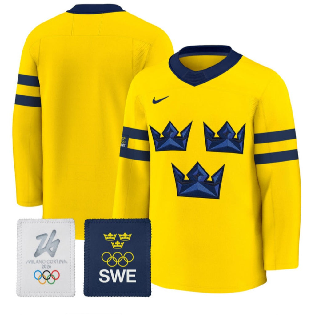 Team Jersey Sweden Olympic 2026 Premium All Stitched