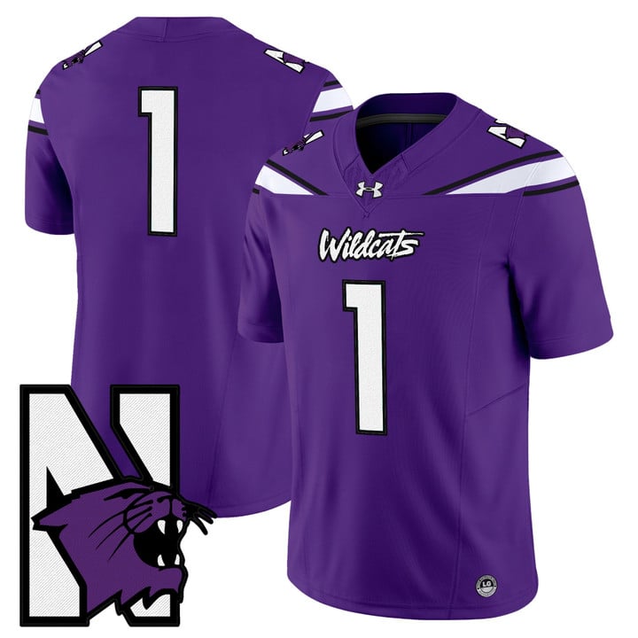 Team Jersey #1 Northwestern Wildcats Honoring 95 Vapor Limited Stitched