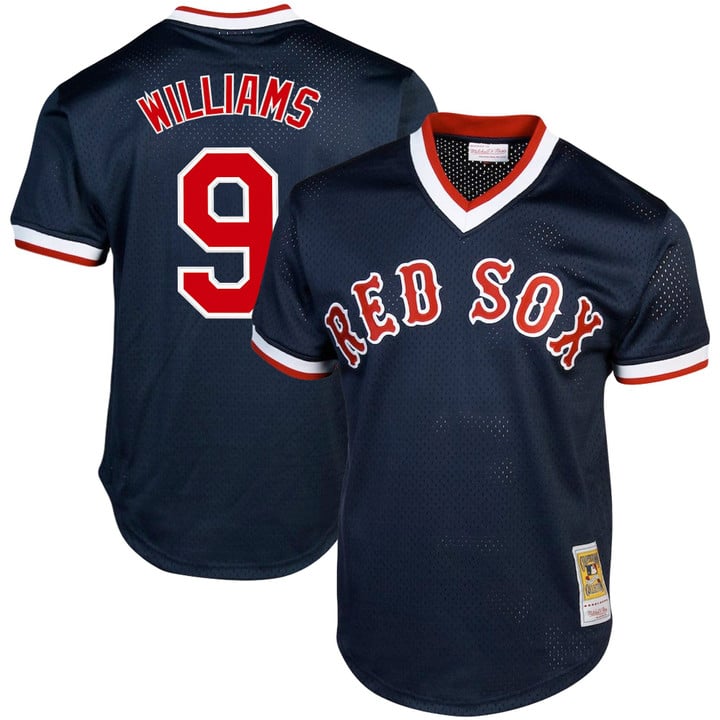 Ted Williams Jersey #9 Boston Red Sox Throwback Cooperstown Stitched Navy
