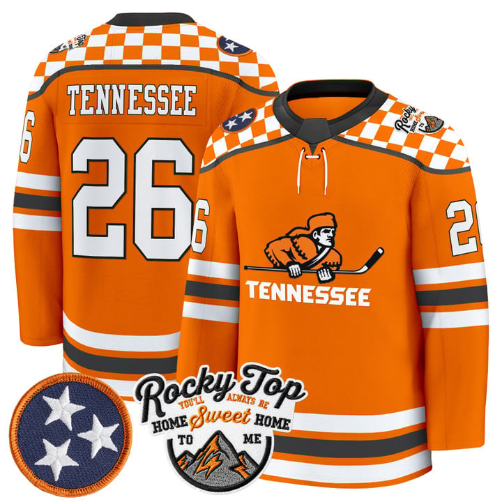 Tennessee Jersey #26 Tennessee Volunteers 2025-26 Hockey Premium Stitched