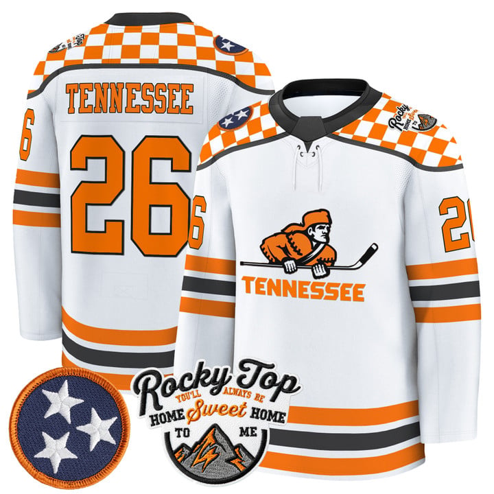 Tennessee Jersey #26 Tennessee Volunteers 2025-26 Hockey Premium Stitched