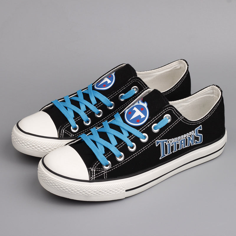 Tennessee Titans Low Top Canvas Sport Sneakers Shoes For Men Women Fans
