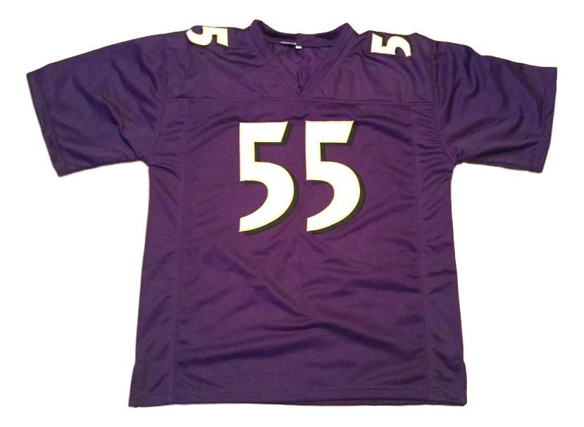 Terrell Suggs CUSTOM STITCHED Unsigned Football Jersey Purple
