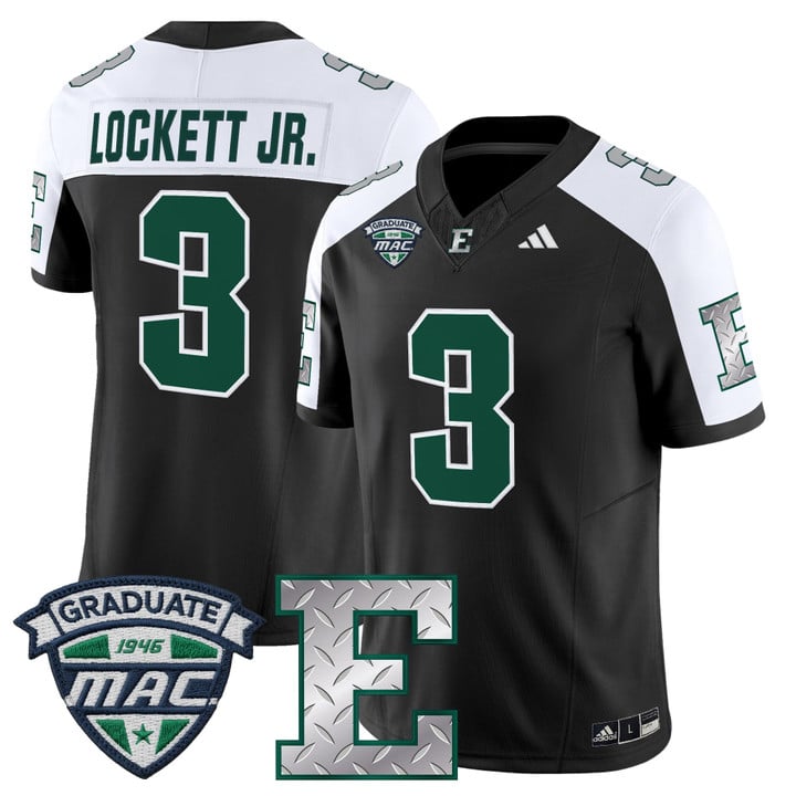 Terry Lockett Jr Jersey #3 Eastern Michigan Eagles 2025 Limited Stitched