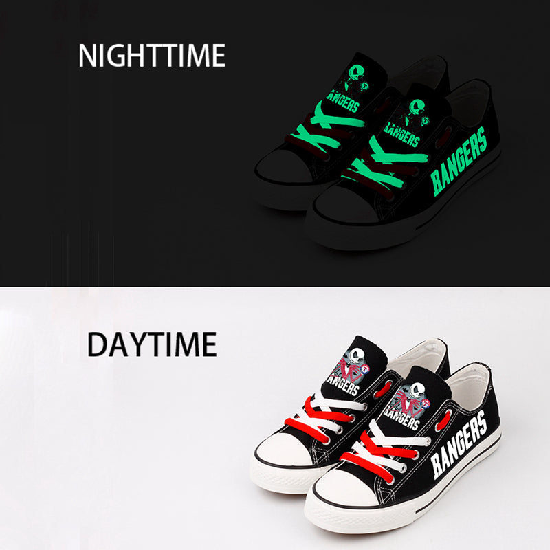 Texas Rangers Limited Print Low Top Canvas Shoes Sport Sneakers For Men Women Fans