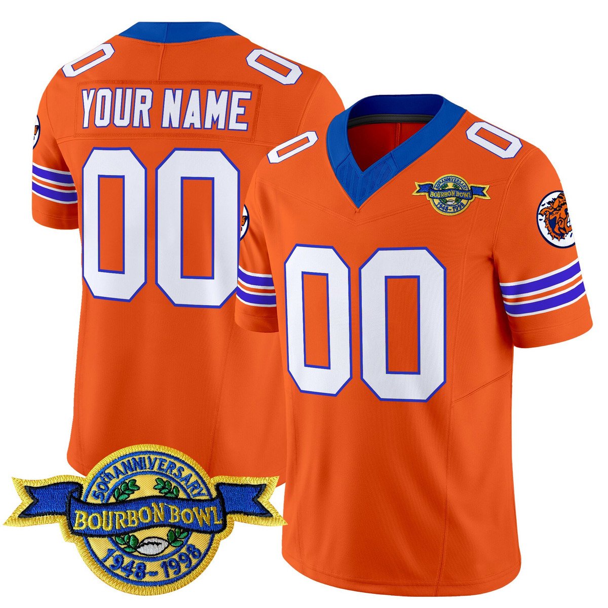 The Waterboy Bobby Boucher Vapor Limited Custom Jersey All Stitched Orange