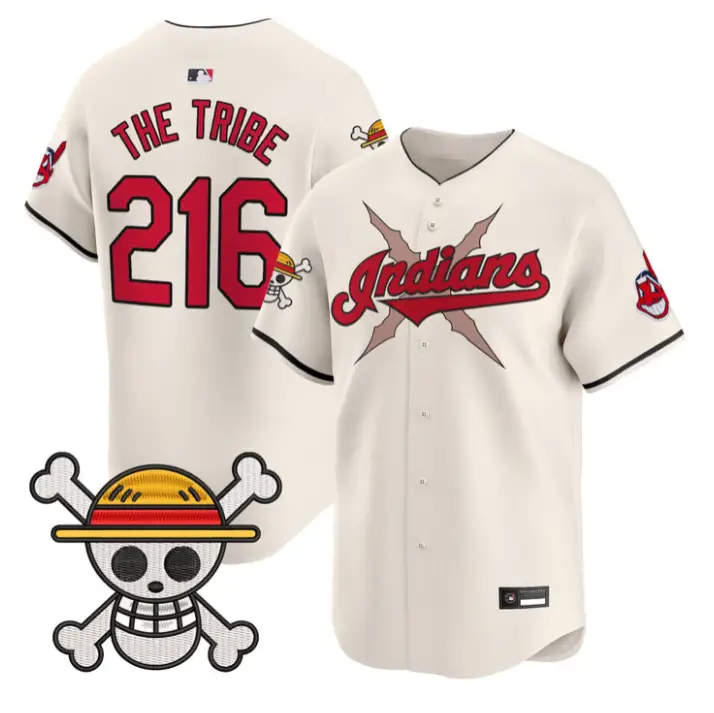 The Tribe Jersey #216 Cleveland Indians One Piece Premier Stitched