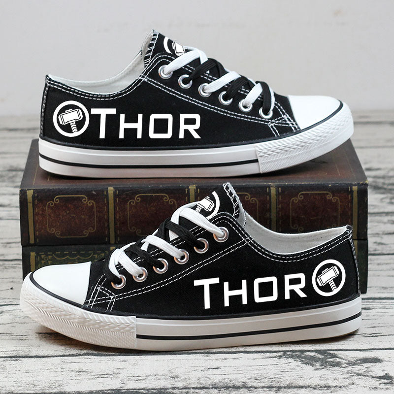 Thor Low Top Canvas Sport Sneakers Shoes For Men Women Fans