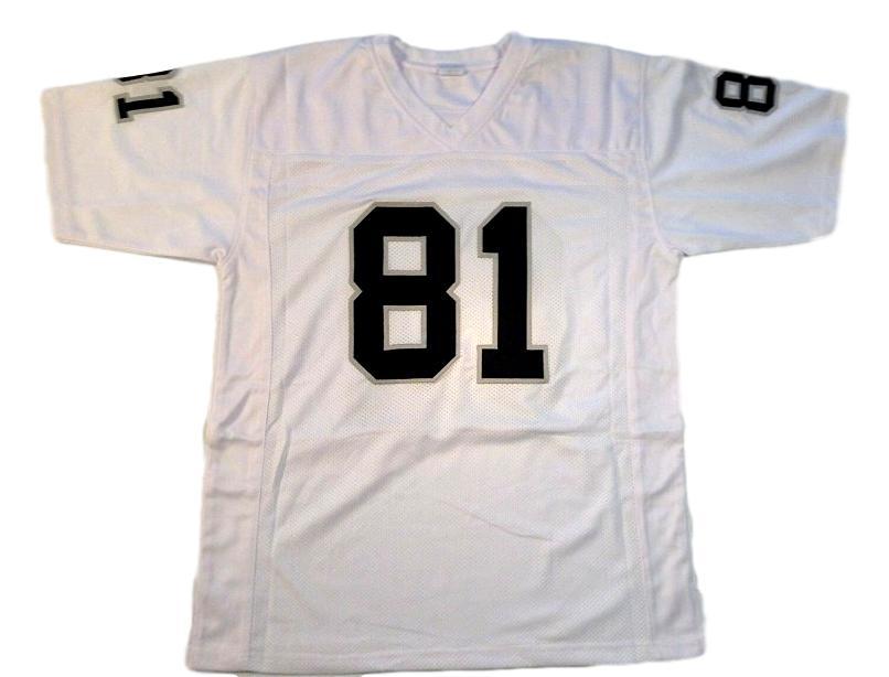 Tim Brown CUSTOM STITCHED Unsigned Football Jersey White