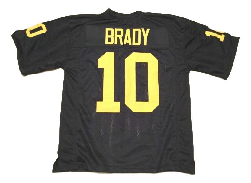 Tom Brady CUSTOM STITCHED Unsigned Football Jersey Blue