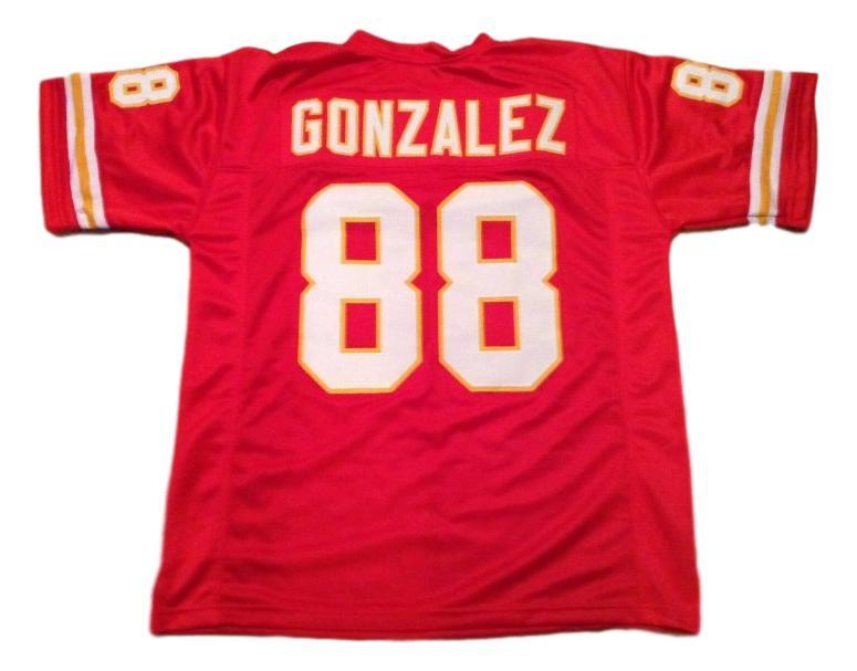 Tony Gonzalez CUSTOM STITCHED Unsigned Football Jersey Red