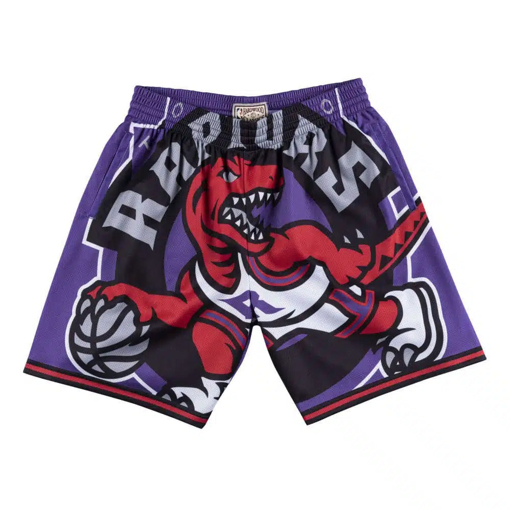 Toronto Raptors Big Face M&N Purple Shorts - Basketball Shorts Store