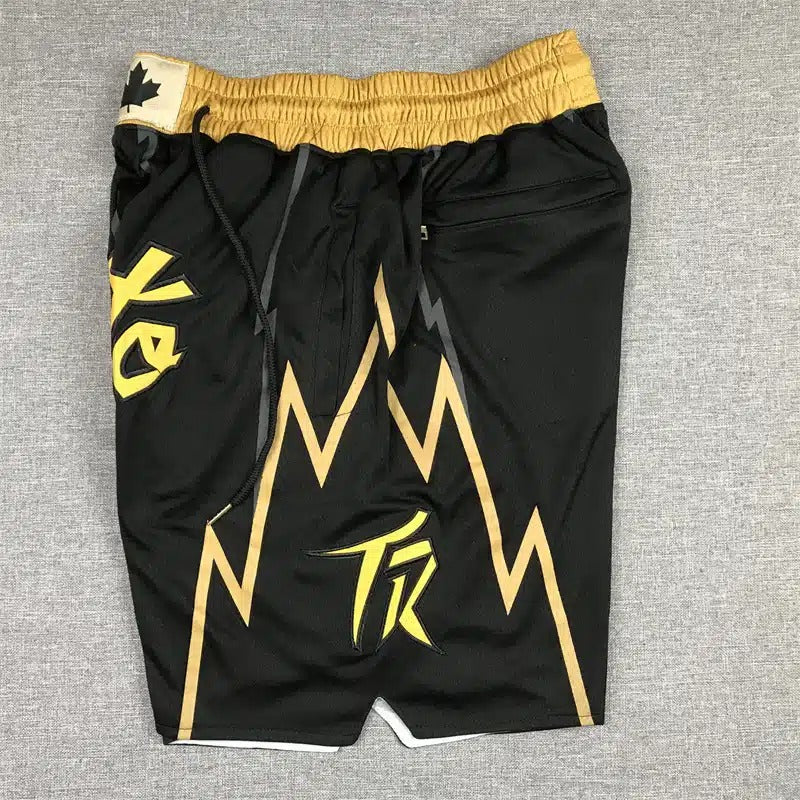 Toronto Raptors City Edition Black Shorts - Basketball Shorts Store