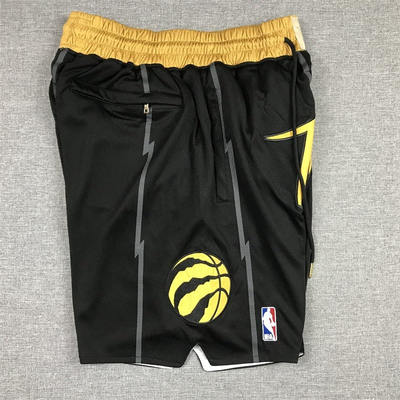 Toronto Raptors City Edition Black Shorts - Basketball Shorts Store
