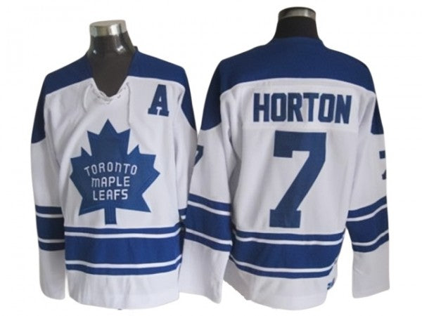 Toronto Maple Leafs #7 Tim Horton Blue 1991 Vintage 75TH CCM Jersey
