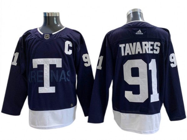 Toronto Maple Leafs #91 John Tavares St. Patricks Alternate Jersey - White