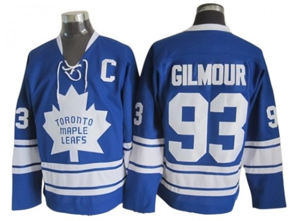 Toronto Maple Leafs #93 Doug Gilmour 1967 Vintage CCM Jersey - Blue