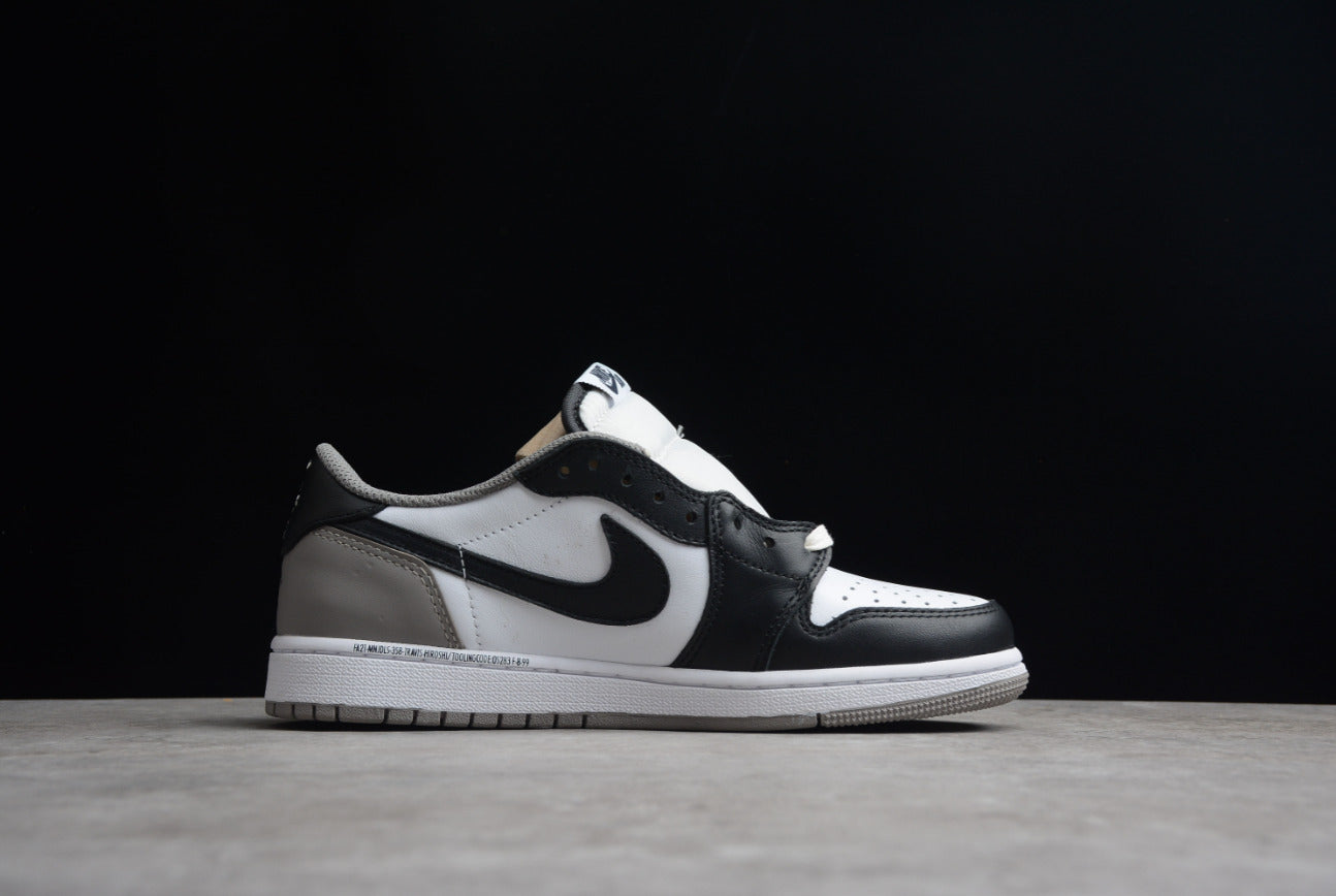 Travis Scott X Air Jordan 1 Low Barb Black White