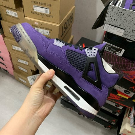 Travis Scott x Air Jordan 4 Purple Suede