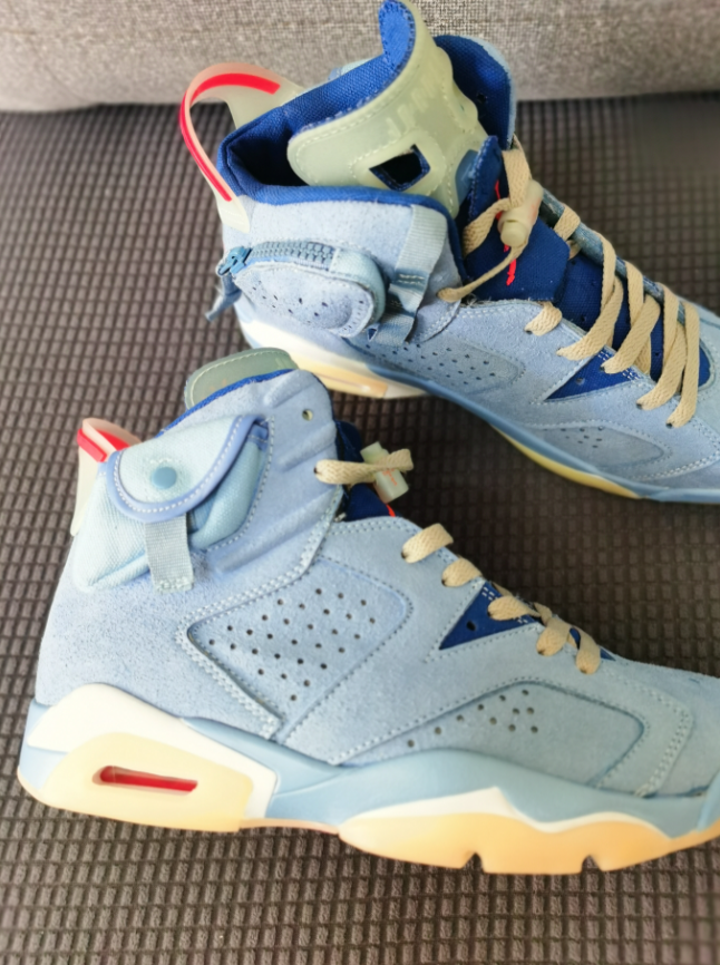 Travis Scott X Air Jordan 6 Light Blue