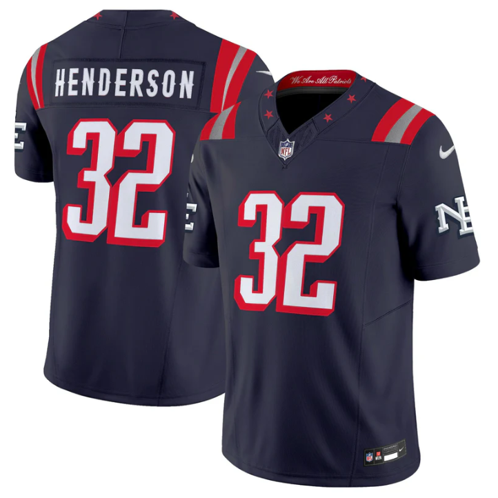 TreVeyon Henderson Jersey #32 Rivalries 2025 Vapor Limited Stitched