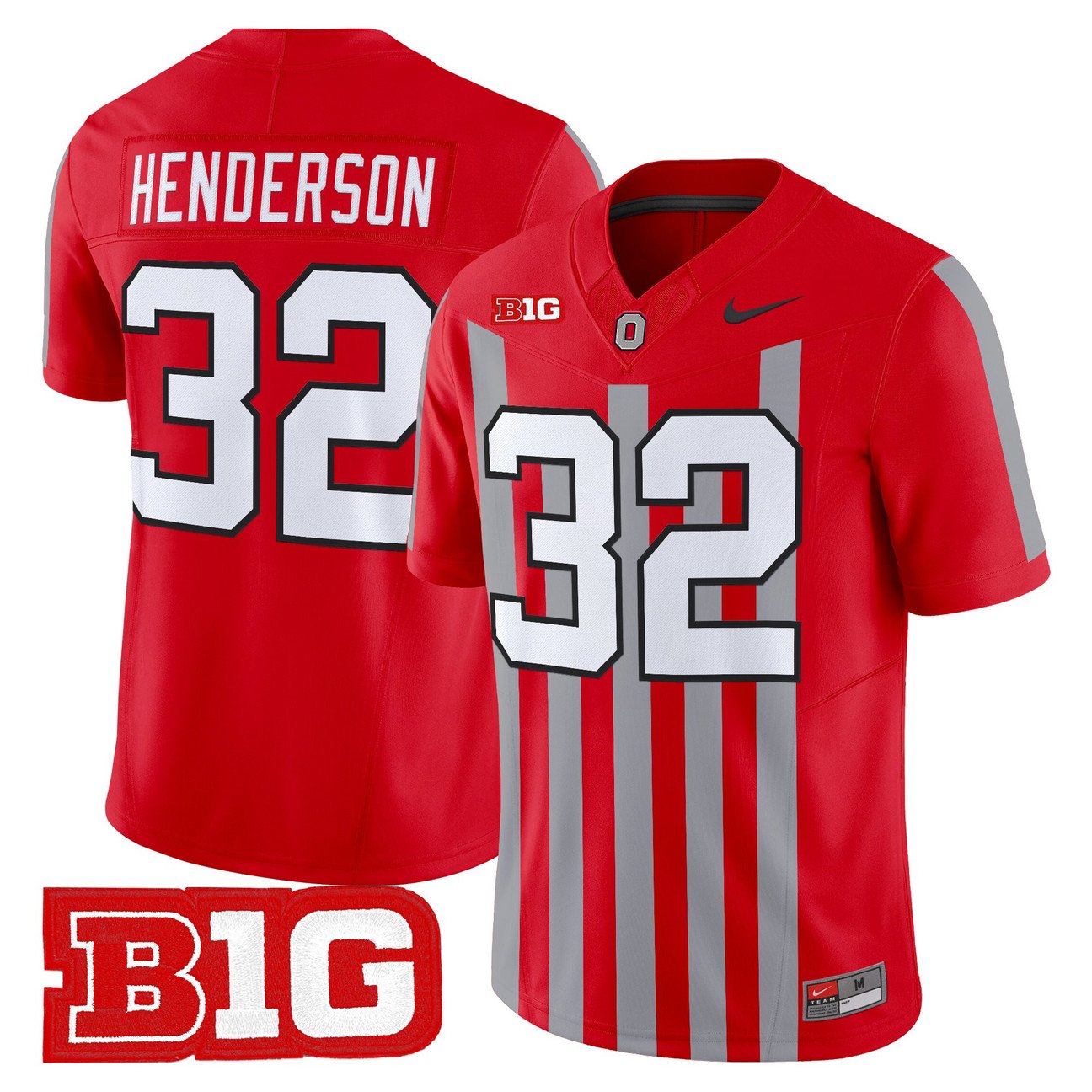 Treveyon Henderson Jersey #32 Ohio State Buckeyes Throwback Stitched