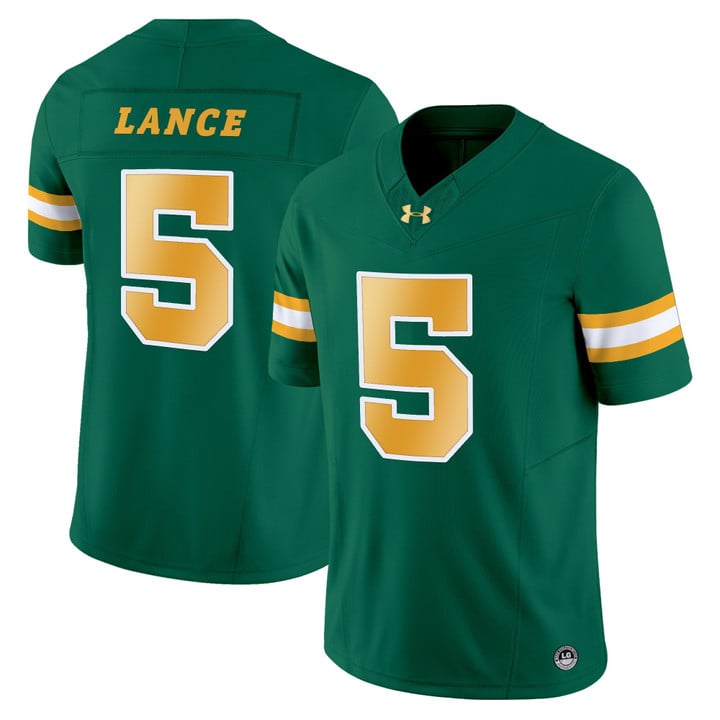 Trey Lance Jersey #5 North Dakota State Bison Limited Stitched Green