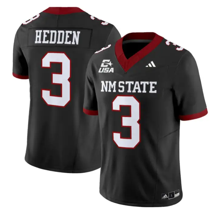 Trey Hedden Jersey #3 New Mexico State 2026 Vapor Limited Stitched