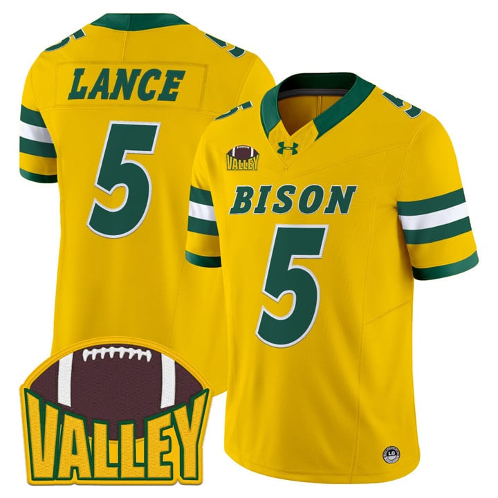 Trey Lance Jersey #5 North Dakota State Bison 2025 Limited Stitched