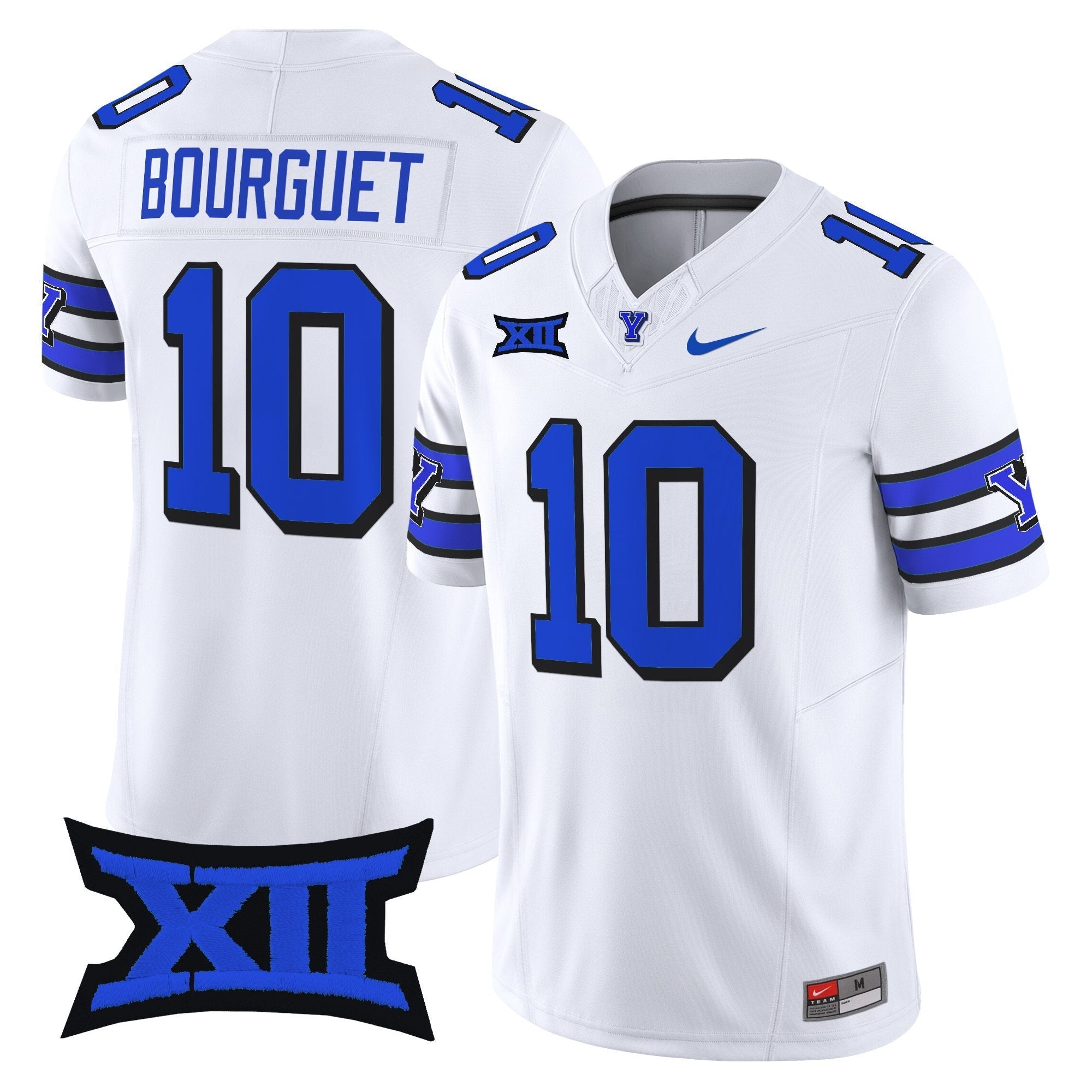 Treyson Bourguet Jersey #10 BYU Cougars 2025  Limited Stitched 1996 Throwback