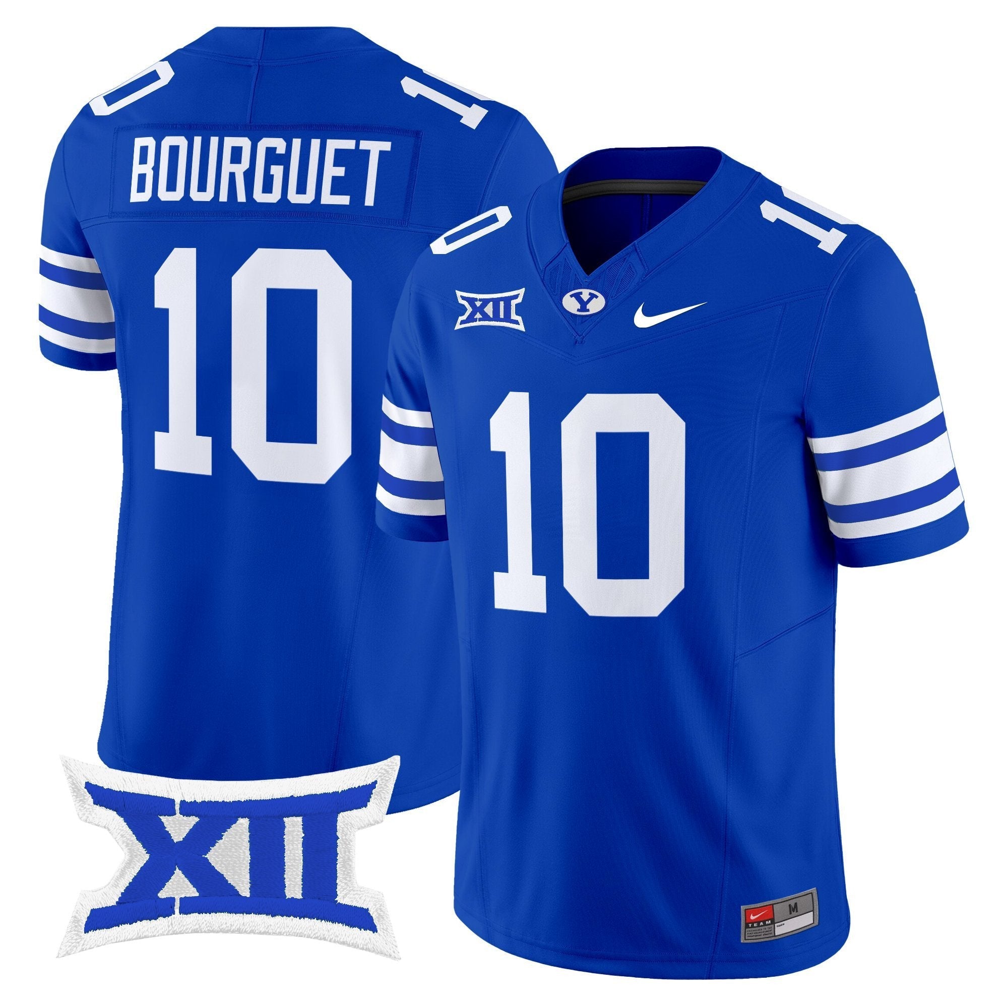 Treyson Bourguet Jersey #10 BYU Cougars 2025  Limited Stitched Royal