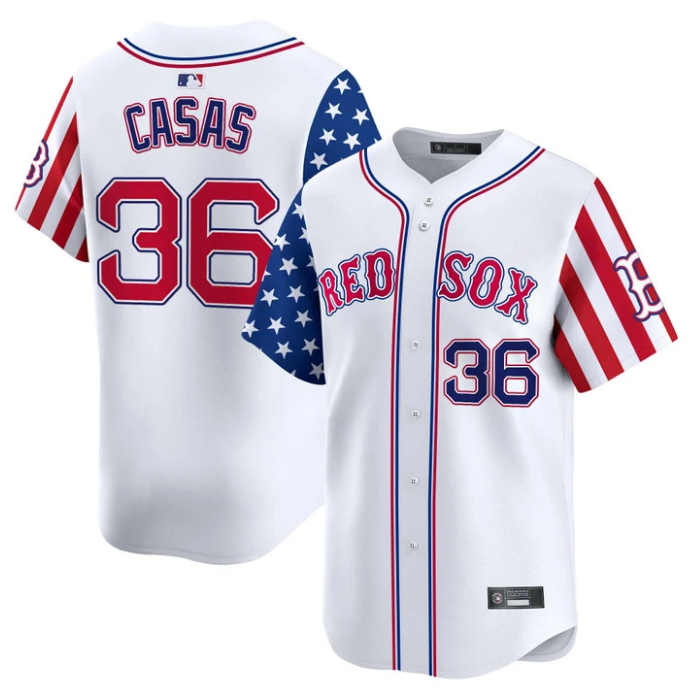 Triston Casas Jersey #36 Boston Red Sox 2025 Memorial Day Vapor Premier Limited Stitched White