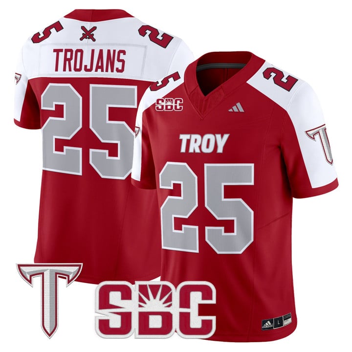 Trojans Jersey #25 Troy Trojans 2025 Vapor Limited Stitched