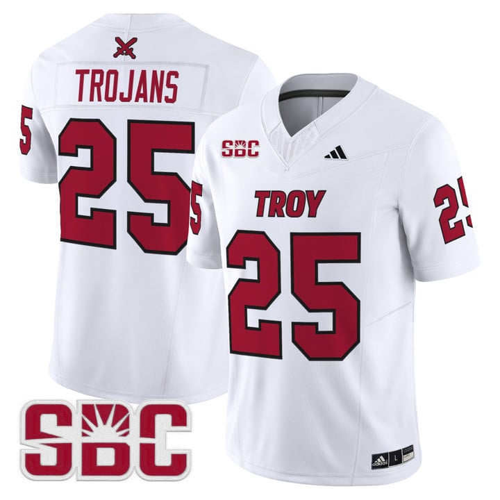 Trojans Jersey #25 Troy Trojans 2025 Vapor Limited Stitched