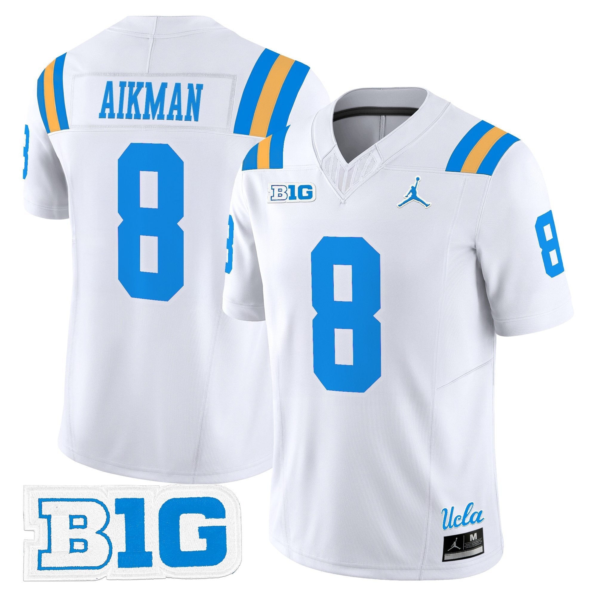Troy Aikman Jersey #8 UCLA Bruins Jersey 2025 Vapor Stitched White