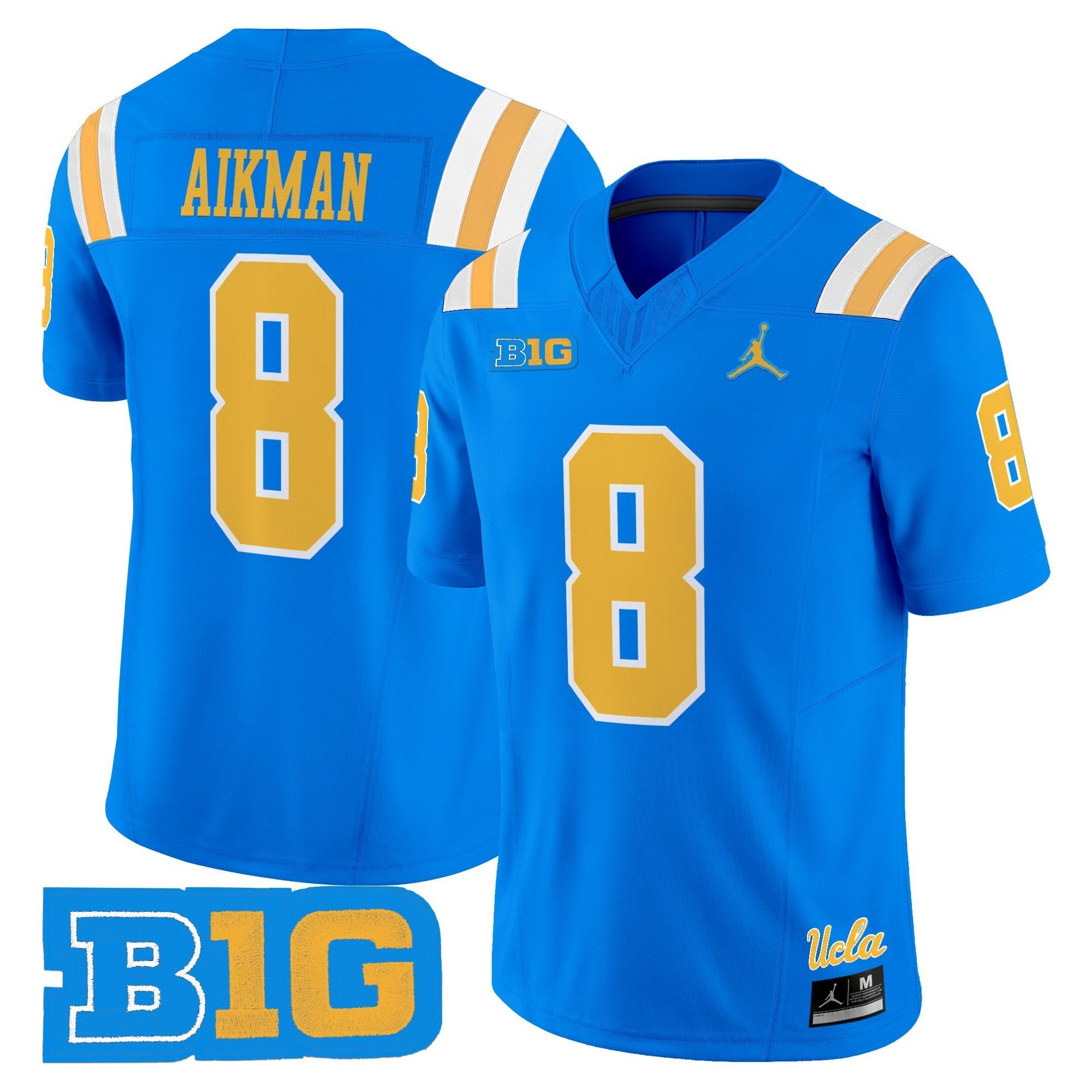 Troy Aikman Jersey #8 UCLA Bruins Jersey 2025 Vapor Stitched Blue