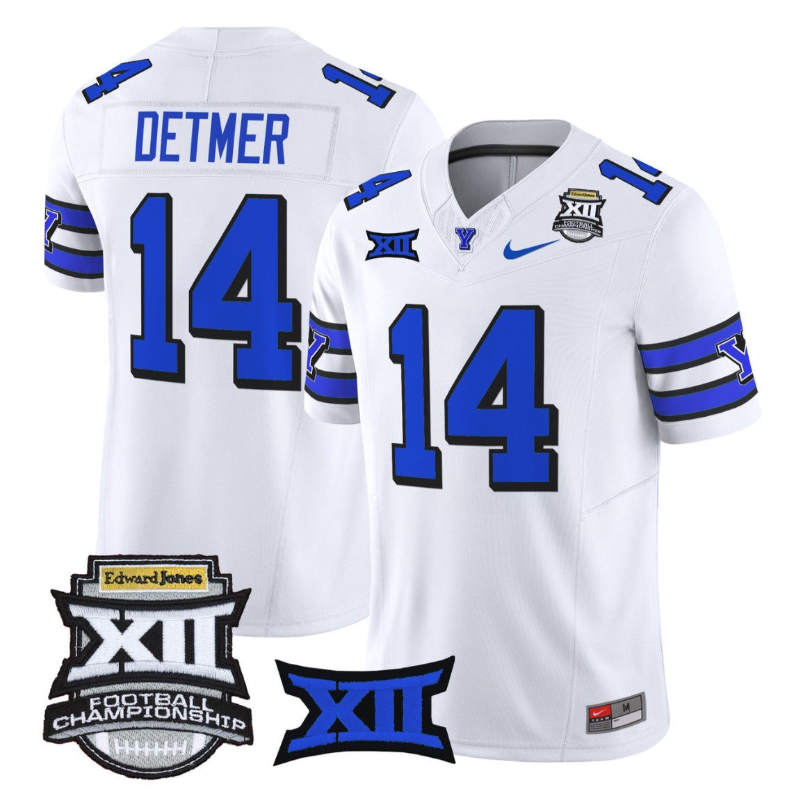 Ty Detmer Jersey #14 BYU Cougars 2025 Big 12 Championship Stitched