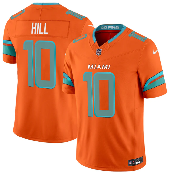 Tyreek Hill Jersey #10 Rivalries 2025 Vapor Limited Stitched