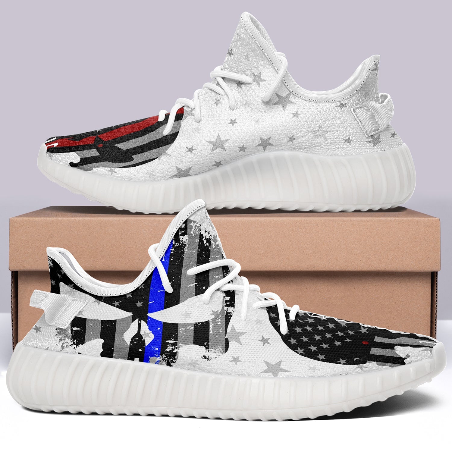 USA Flag V2 350v Yeezy Sneakers For Men Women Fans