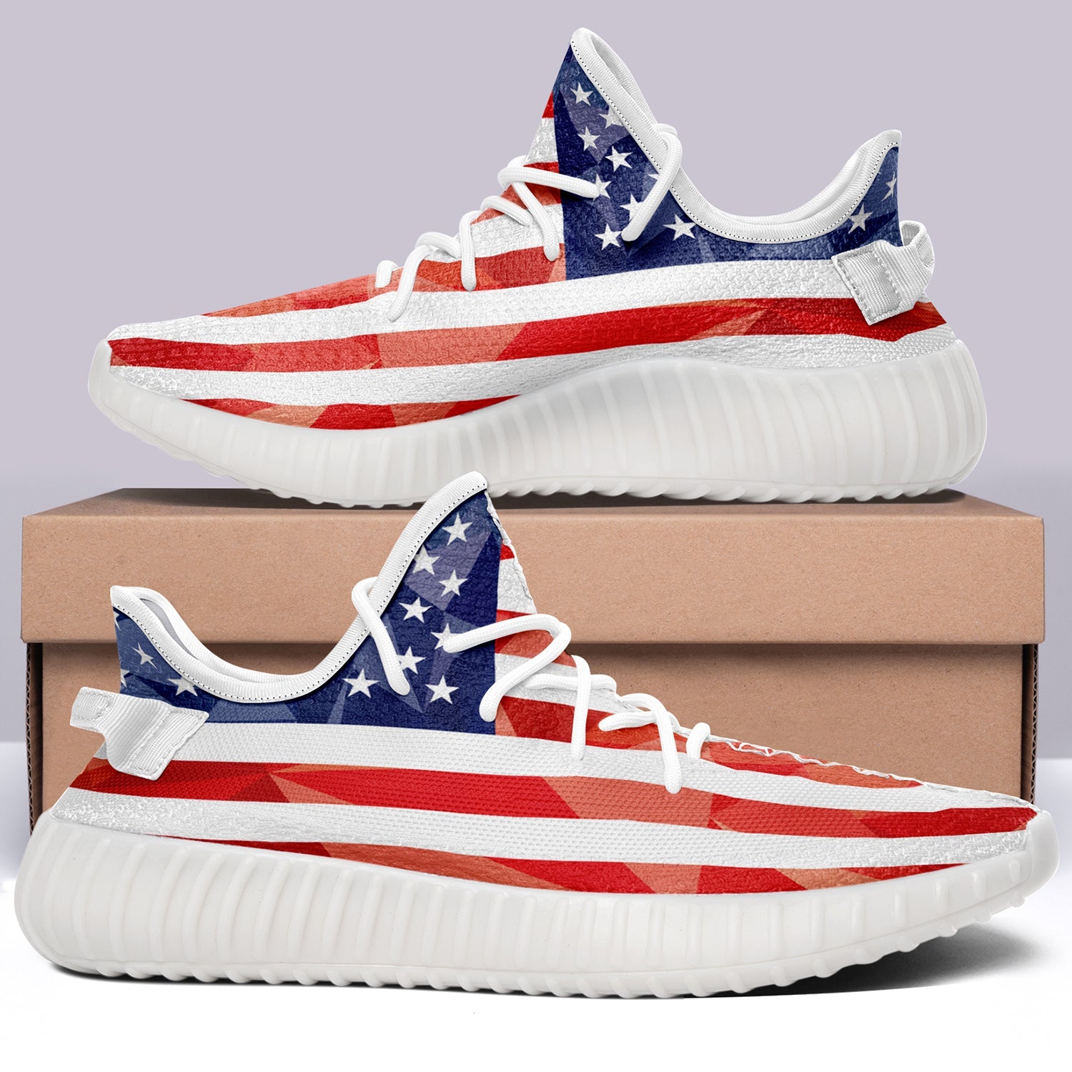 USA Flag V14 350v Yeezy Sneakers For Men Women Fans