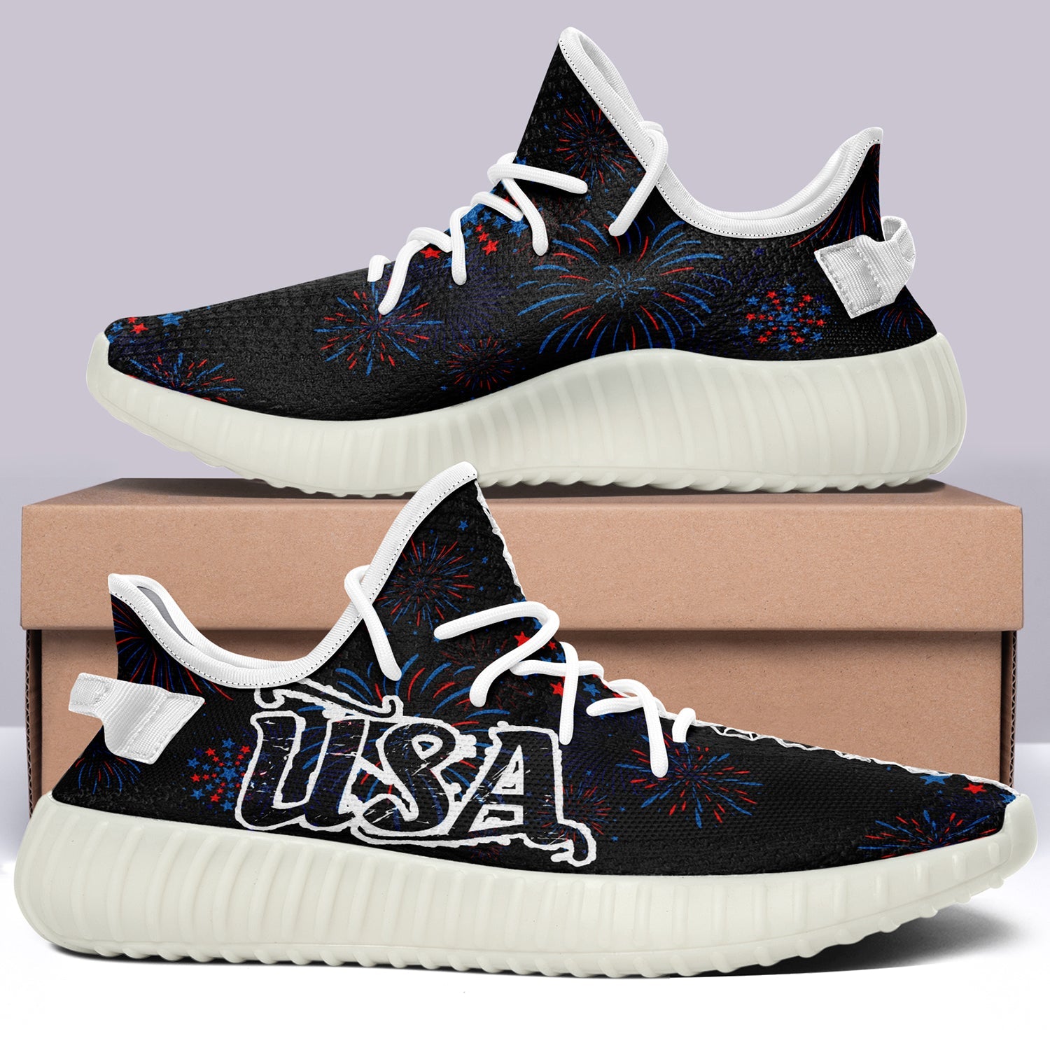 USA Flag V14 350v Yeezy Sneakers For Men Women Fans